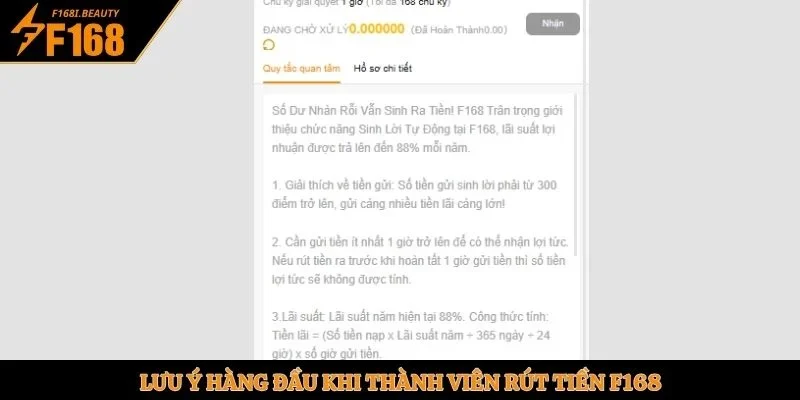 Rút Tiền F168 - Quy Trình Rút Thưởng Đơn Giản Linh Hoạt - Prosper69
