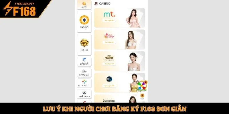 Đăng Ký F168 - Thao Tác Chơi Game Cho Thành Viên Mới - Prosper69